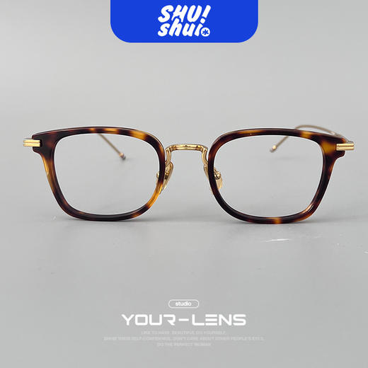 好莱坞女王！TB同款板材纯钛腿眼镜框 高度数舒适佩戴 男女皆可全包眼镜框 商品图6