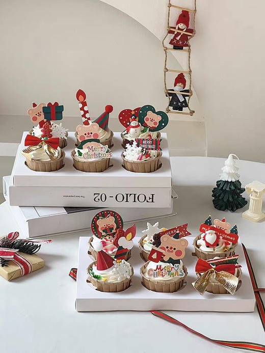 圣诞纸杯蛋糕 商品图2