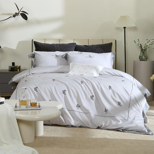 【黛富妮】100支长绒棉四件套  初见 商品图8