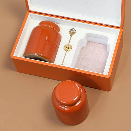 知味烤漆【中双瓷罐•橙】188元一套/一件8套 商品图6