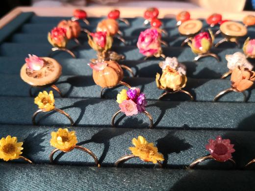 可可爱爱的手工制花果戒指 双十一优惠盲盒（3个） 商品图4