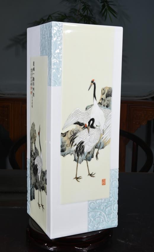 粉彩长啸一声天地安四方镶器 商品图0