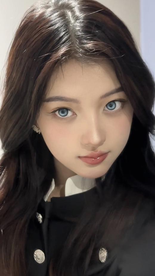 favorr beauty 绝代妖姬 混血蓝色 14.0mm  年抛 含硅水凝胶 商品图3