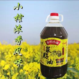 乡约小康 小榨浓香风味菜籽油  4L/桶