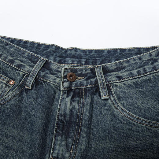 【新品上新】HX 秋季水洗牛仔长裤/C201330035101 商品图2