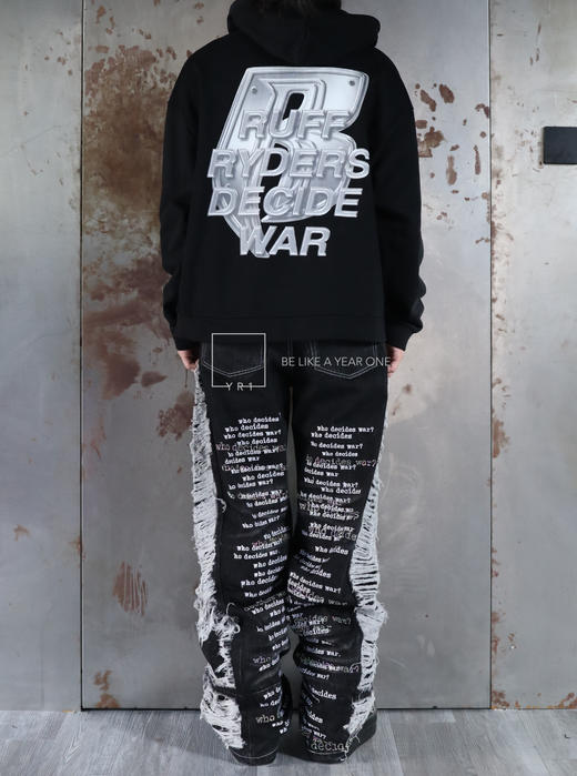 WHO DECIDES WAR｜RUFF RYDERS 连帽卫衣 商品图2
