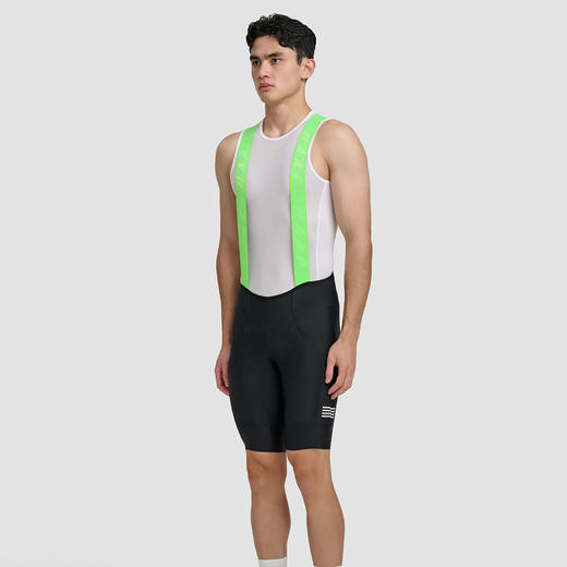 MAAP 男士 Eclipse Team Bib Evo Black/Fluro Green 骑行短裤 商品图0