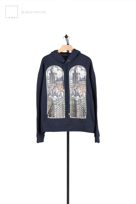 WHO DECIDES WAR｜黑色“外交官”连帽衫 商品图4