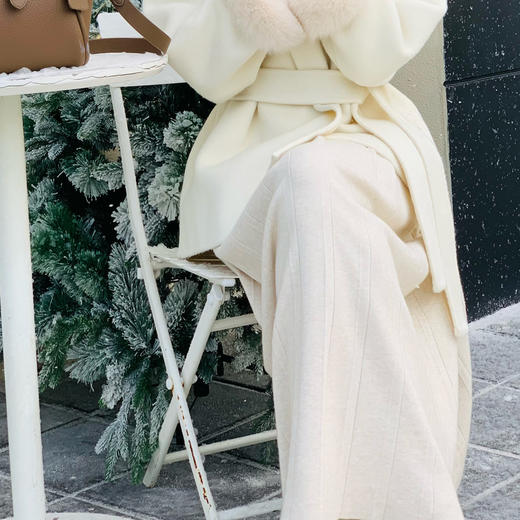 【百图lulu定制】【奶奶针织裙】柔软 细腻 百褶 针织半身裙 商品图5