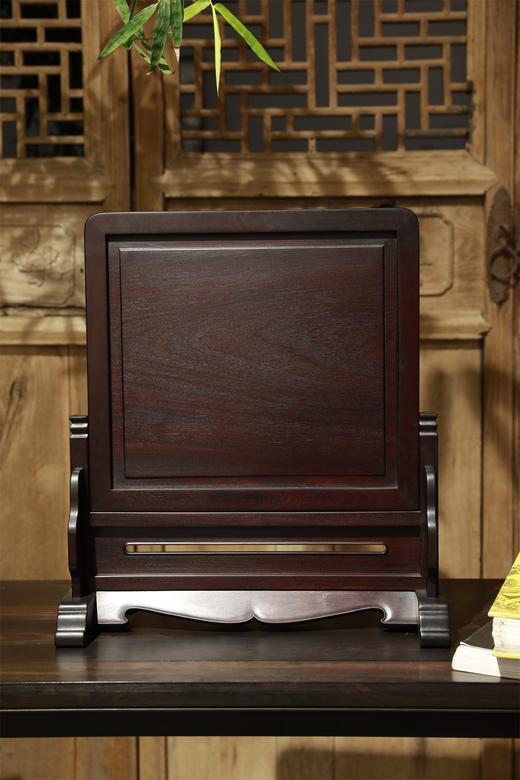 荷蟹图°明式简座插屏 商品图2