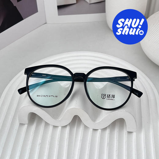 呆萌熟女！圆圆素颜眼镜框 遮脸大脸显小 TR90材质 性价比超高男女皆可 商品图1