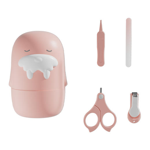 【安全防夹肉❗️指甲护理套装】婴儿指甲剪套装新生儿专用指甲钳剪刀幼儿儿童宝宝护理工具防夹肉-dd 商品图5