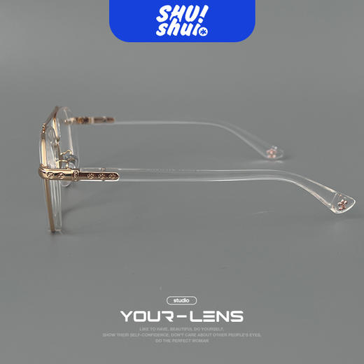 禁止怯场！飞行员双梁TR+金属高性价比眼镜框 可配变色片或太阳镜 商品图2