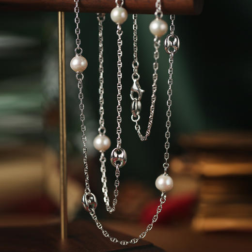 Manreya玛芮雅“曲线回廊”淡水珍珠项链 商品图8