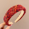 【红色新年发箍❗️带出高颅顶】全新升级包边红色新年发箍女过年，秋冬高颅顶防滑发卡圣诞发捆头饰QQ 商品缩略图9