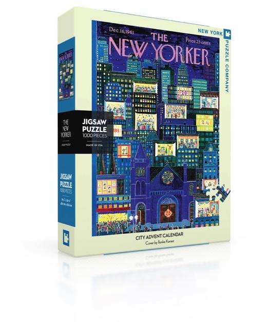 2024纽约客New Yorker圣诞主题1000片拼图圣诞礼物赠人礼盒 商品图3