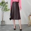 下架-EITIE爱特秋冬季新款气质包臀显瘦A版时尚百搭半身裙皮裙半裙6706407 商品缩略图0