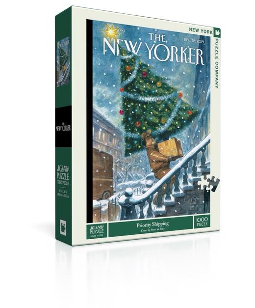 2024纽约客New Yorker圣诞主题1000片拼图圣诞礼物赠人礼盒 商品图0