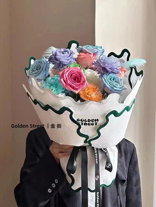 情人节新品---植绒金边纸（5张） 商品图3