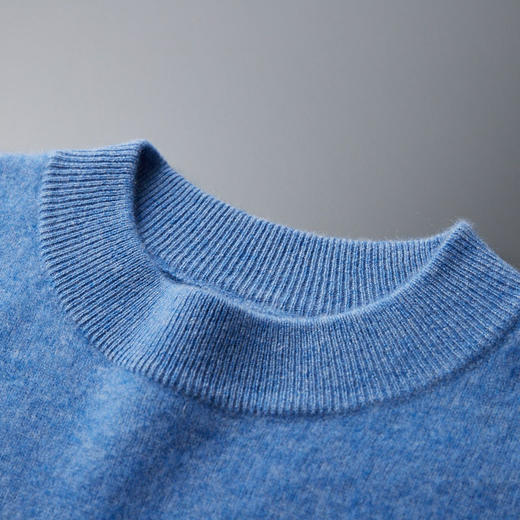 红览~圆领毛衣男时尚休闲纯羊毛针织衫秋冬季男士长袖内外穿搭打底衫NS56-817 商品图2