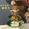欧式甜品台水果盘，三层蛋糕架，新年点心架。婚礼、派对糖果盘，塑料干果盘，节日甜品架。独特设计，尽显奢华品味。走进奇幻世界，揭开甜蜜之谜！ 商品缩略图0