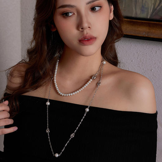 Manreya玛芮雅“璀璨星幕”淡水珍珠套链 商品图3