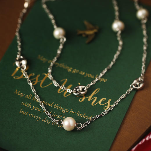 Manreya玛芮雅“曲线回廊”淡水珍珠项链 商品图10