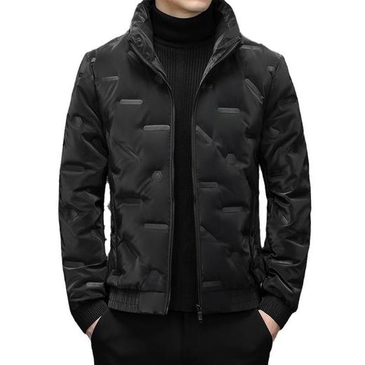 白鸭绒羽绒服男士冬季新款潮流百搭立领休闲轻薄保暖外穿上衣 商品图4