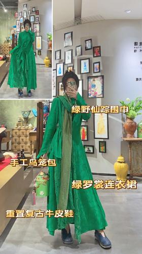 清新明媚飘逸感十足连衣裙，超显白！