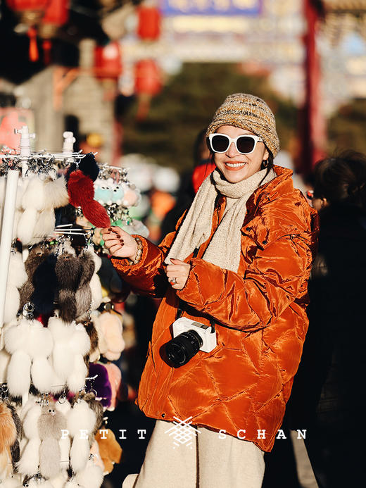 PETIT SCHAN小闪 #057 Crayon Shin-chan 蜡笔小新 骆驼绒山羊绒混纺手工段染趣味手编针织帽 商品图13