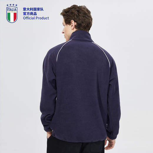 意大利国家队官方商品 | 深蓝摇粒绒套头衫运动休闲保暖足球迷 商品图4
