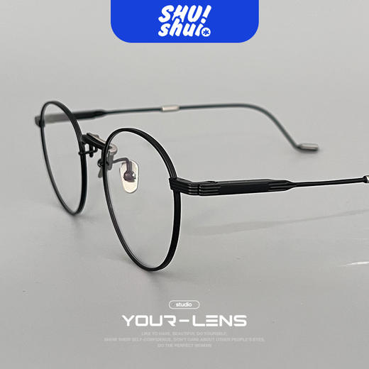 GM同款TOM21 设计师款钛合金眼镜框 男女同款显脸小【蔡司依视路镜片4折起，凯米2.5折起】h 商品图10