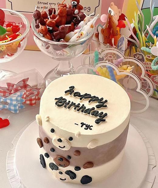 黑巢-永远都是好兄弟生日蛋糕 商品图1