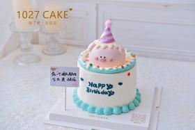 1027CAKE |   可爱款 立体猪猪蛋糕