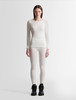 Fusalp - TROOP COL ROND - NEIGE - 女装 - 保暖内衣 - 白色 商品缩略图5
