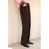 HeyDress拉绒雪尼尔阔腿裤女秋冬复古宽松显瘦垂感灯芯绒直筒裤子 商品缩略图0