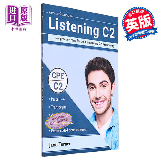 【中商原版】Listening C2 Six practice tests for Cambridge C2 Proficiency 听力提升 剑桥CPE考试C2等级模拟练习测试2022 商品图0