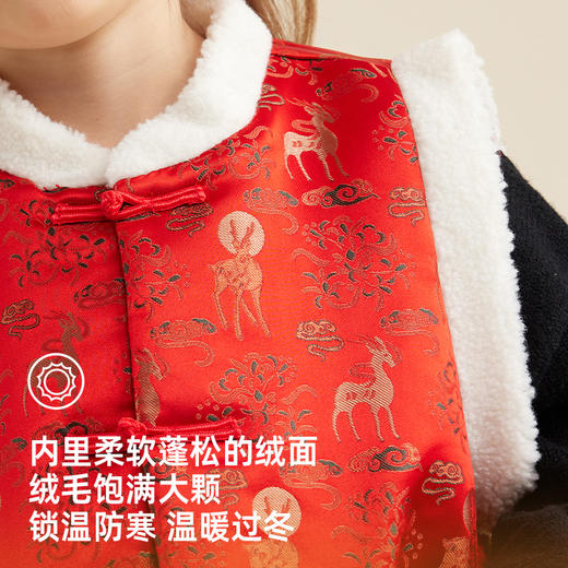 【新年战袍 轻暖加绒马甲】新年国风马甲外套PDMJ2304 商品图4