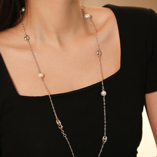 Manreya玛芮雅“曲线回廊”淡水珍珠项链 商品图7