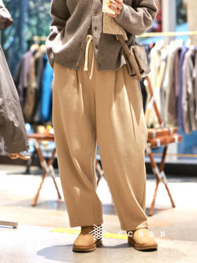 别无他想 棉混纺秋冬厚款加绒加厚休闲萝卜裤