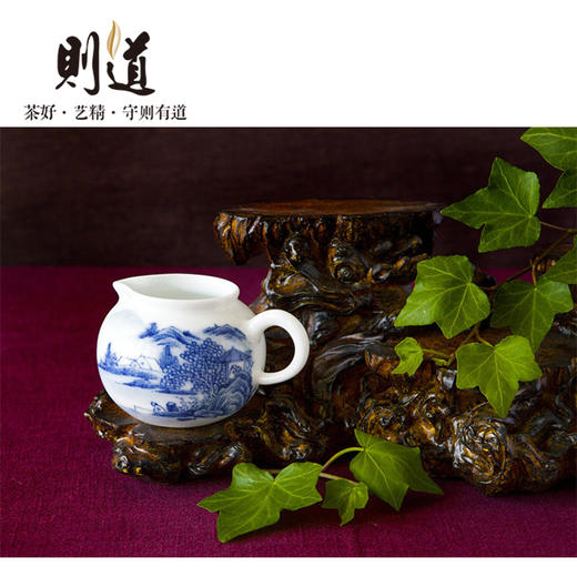 【则道】青花瓷茶具 渔樵耕读 商品图2
