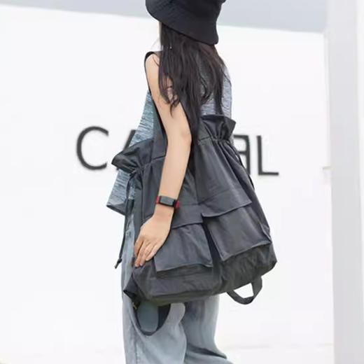 裁缝学苑AS160大容量短途旅行包纸样女轻便帆布单肩包学生双肩包书包 商品图5