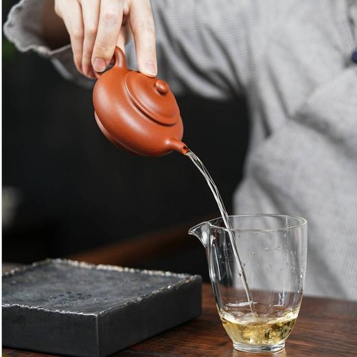 潘壶二式 130cc 小煤窑朱泥 作者陈栋 宜兴紫砂 商品图3