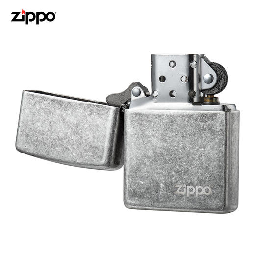 ZIPPO  打火机  煤油打火机 仿古银商标121FBZL 商品图2