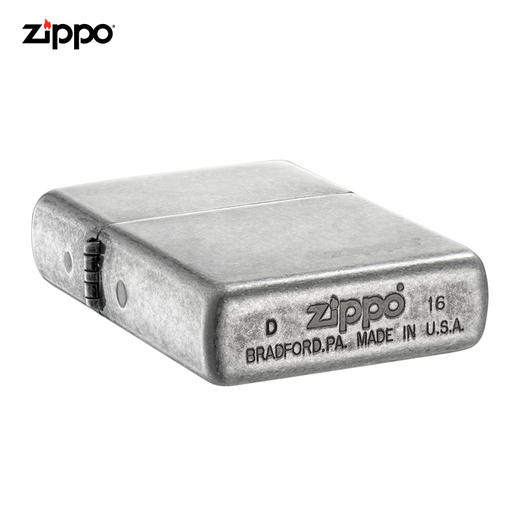 ZIPPO  打火机  煤油打火机 仿古银商标121FBZL 商品图4