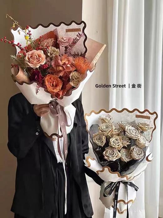 情人节新品---植绒金边纸（5张） 商品图2