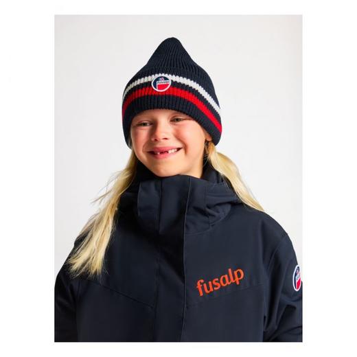 Fusalp - Kelt - Marin - 童装 - 帽子 - 深蓝色 商品图5