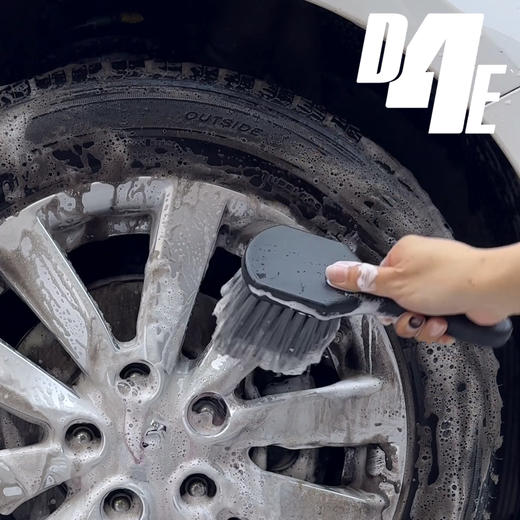 D4E 黑武士轮毂刷轮胎刷 深入细缝 刷毛柔韧清洁洗车刷轮毂刷 商品图3