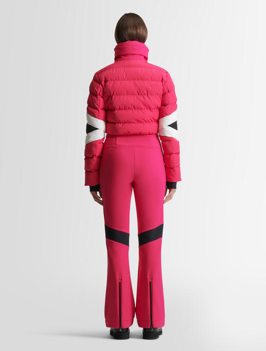 Fusalp - Clarisse - Bloom/Noir - 女装 - 连体滑雪服 - 粉色/黑色 商品图1