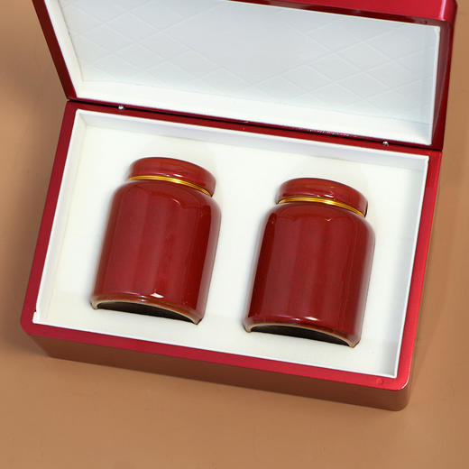 知味烤漆【小双瓷罐•红】168元一套/一件12套 商品图5